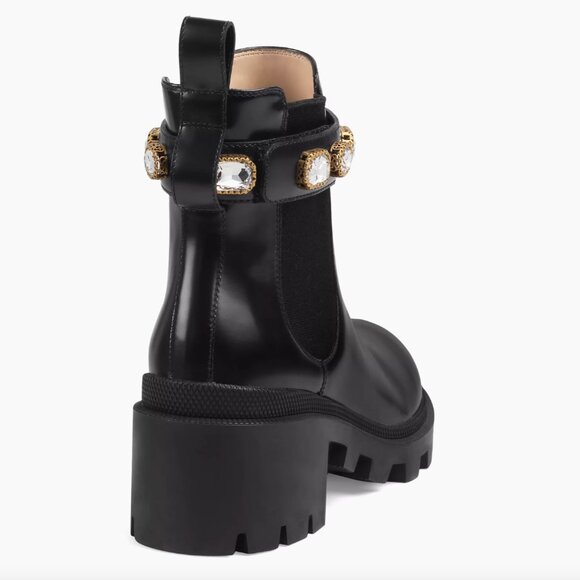 GUCCI Trip Booties with Jewels - Picture 4 of 14